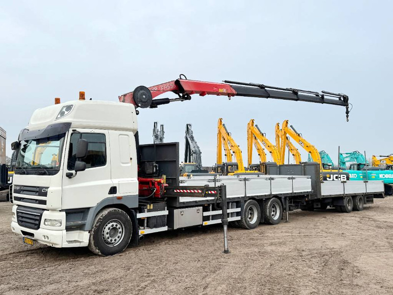 DAF CF85.410 + 21m kran Fassi Crane 21ton/m + Trailer - Камион с кран: снимка 2 DAF CF85.410 + 21m kran Fassi Crane 21ton/m + Trailer - Камион с кран: снимка 2