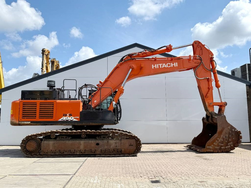 Верижен багер Hitachi ZX490LCH-6 - Top Condition / Hammer Lines: снимка 6