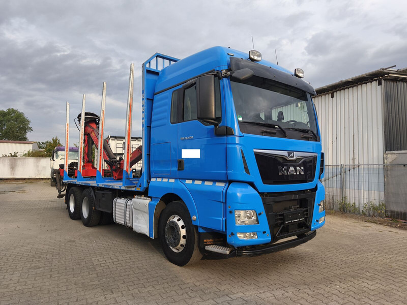 MAN TGX 26.500 Holz-LKW Euro6 6x4 Holztransporter m Palfinger (16) - Камион за дърва, Камион с кран: снимка 2 MAN TGX 26.500 Holz-LKW Euro6 6x4 Holztransporter m Palfinger (16) - Камион за дърва, Камион с кран: снимка 2