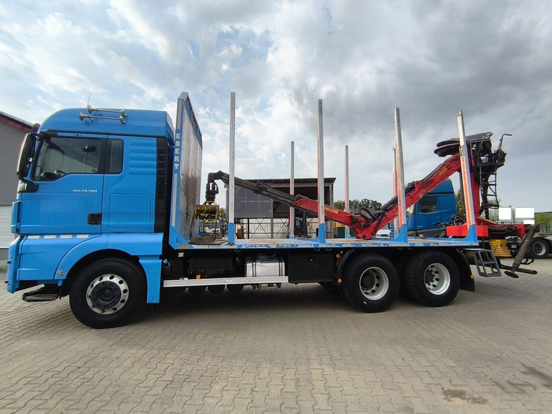 MAN TGX 26.500 Holz-LKW Euro6 6x4 Holztransporter m Palfinger (16) - Камион за дърва, Камион с кран: снимка 5 MAN TGX 26.500 Holz-LKW Euro6 6x4 Holztransporter m Palfinger (16) - Камион за дърва, Камион с кран: снимка 5