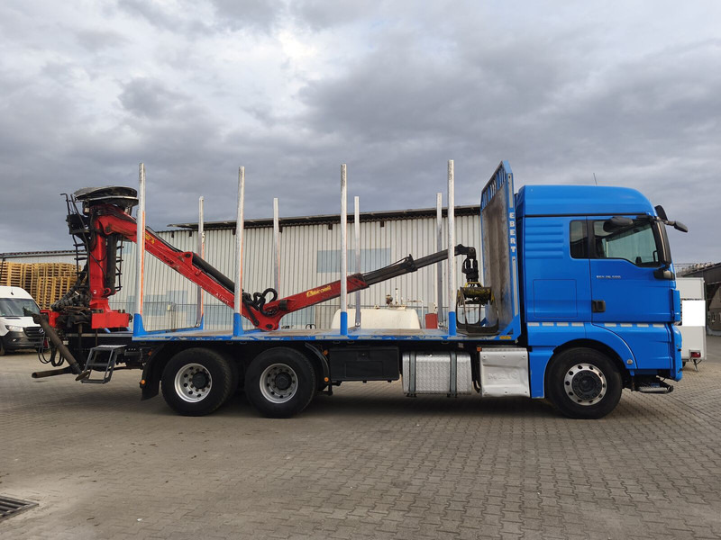 MAN TGX 26.500 Holz-LKW Euro6 6x4 Holztransporter m Palfinger (16) - Камион за дърва, Камион с кран: снимка 4 MAN TGX 26.500 Holz-LKW Euro6 6x4 Holztransporter m Palfinger (16) - Камион за дърва, Камион с кран: снимка 4