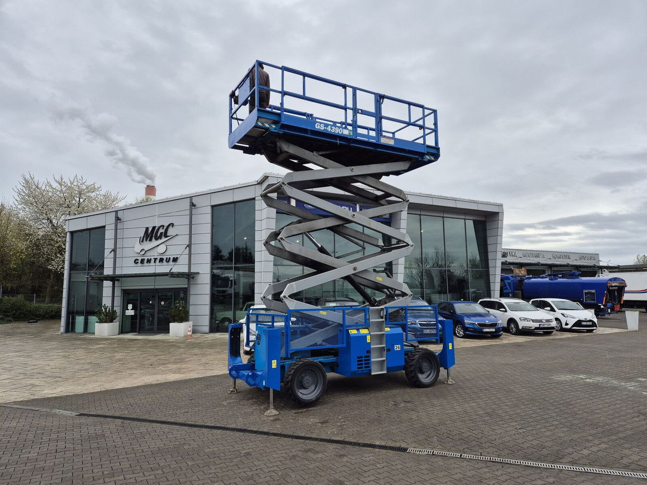 Genie GS 4390 / 15M High / 680KG Load / 1 Owner / Servic ED - Ножична работна платформа: снимка 1 Genie GS 4390 / 15M High / 680KG Load / 1 Owner / Servic ED - Ножична работна платформа: снимка 1