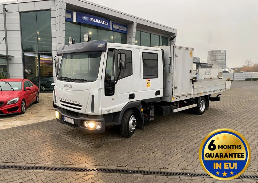Iveco Eurocargo ML80E17 / HDS HMF / 1 Owner / Doka - Бордови камион, Камион с кран: снимка 1 Iveco Eurocargo ML80E17 / HDS HMF / 1 Owner / Doka - Бордови камион, Камион с кран: снимка 1