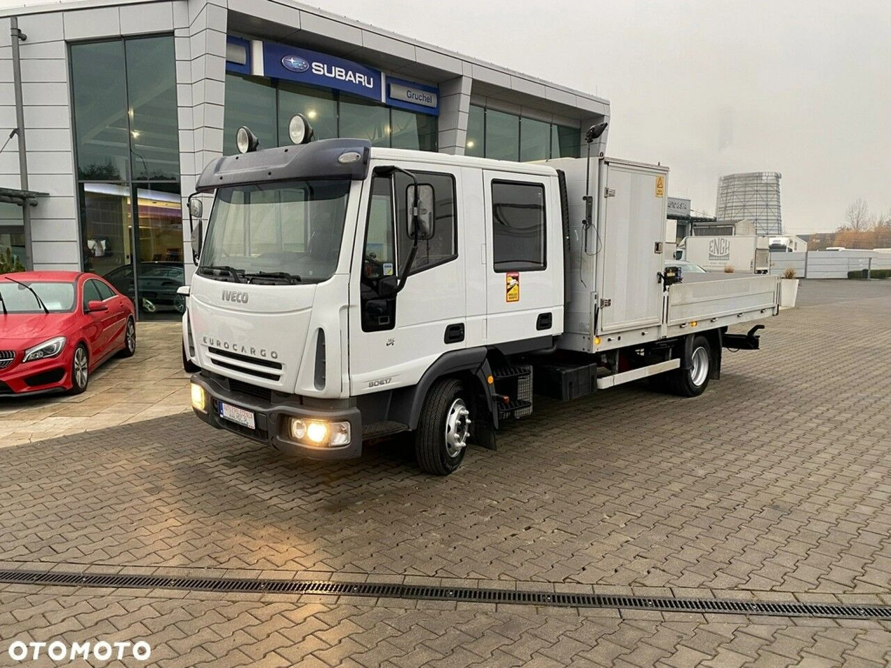 Iveco Eurocargo ML80E17 / HDS HMF / 1 Owner / Doka - Бордови камион, Камион с кран: снимка 4 Iveco Eurocargo ML80E17 / HDS HMF / 1 Owner / Doka - Бордови камион, Камион с кран: снимка 4