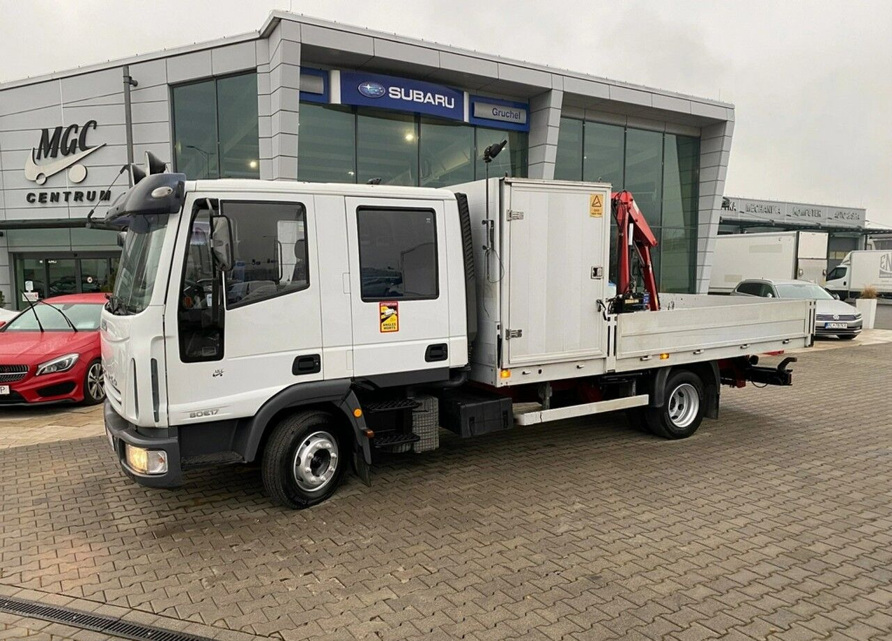 Iveco Eurocargo ML80E17 - Бордови камион, Камион с кран: снимка 1 Iveco Eurocargo ML80E17 - Бордови камион, Камион с кран: снимка 1