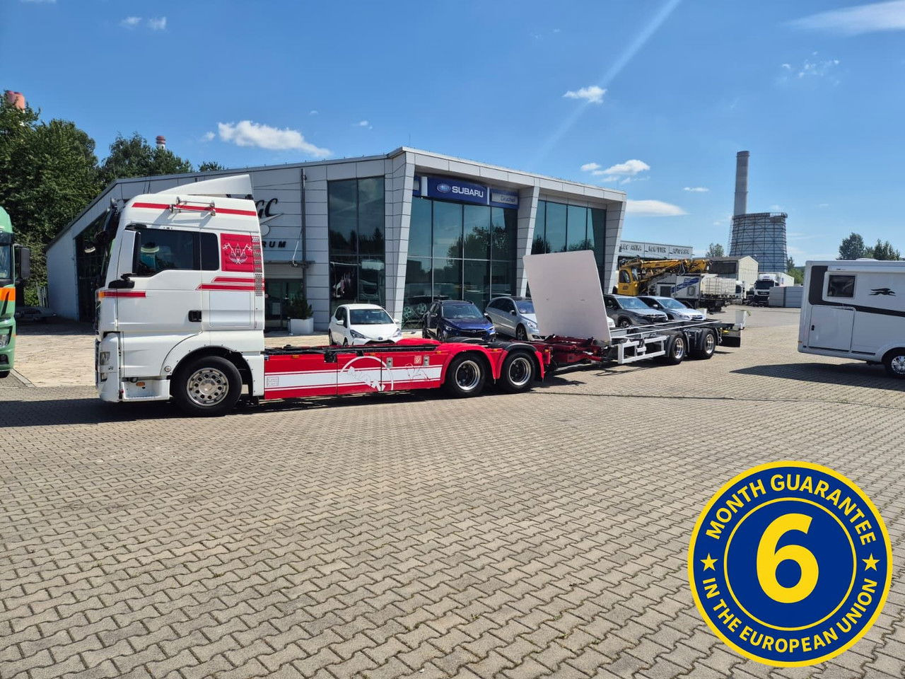 MAN TGX 28 28.420 , 6x2-2 LL + Trailer HFR KM 20 - Контейнеровоз/ Сменна каросерия камион: снимка 1 MAN TGX 28 28.420 , 6x2-2 LL + Trailer HFR KM 20 - Контейнеровоз/ Сменна каросерия камион: снимка 1