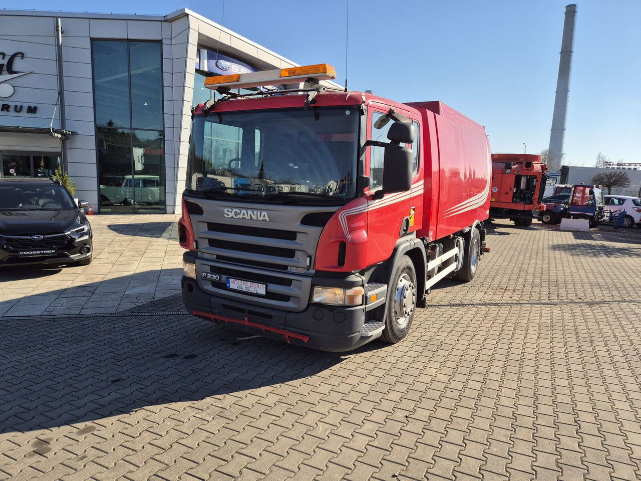 Scania P230 4X2 / Sweeper / Johnston VX800 / Sprayer / LOW Mileage / - Мотометачна машина: снимка 2 Scania P230 4X2 / Sweeper / Johnston VX800 / Sprayer / LOW Mileage / - Мотометачна машина: снимка 2