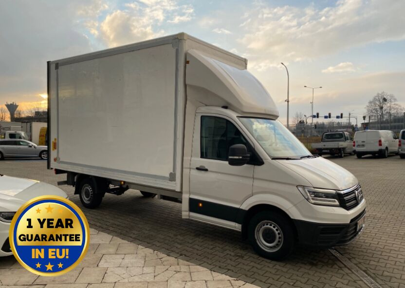 Volkswagen Crafter 2.0 TDI 177HP / High Container / Lift 750KG / Super Cond - Лекотоварен автомобил фургон: снимка 1 Volkswagen Crafter 2.0 TDI 177HP / High Container / Lift 750KG / Super Cond - Лекотоварен автомобил фургон: снимка 1