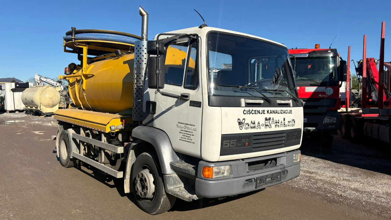 DAF AE55 4x2 vacuum + pressure truck - 8000 liters - Каналопочистваща машина: снимка 3 DAF AE55 4x2 vacuum + pressure truck - 8000 liters - Каналопочистваща машина: снимка 3