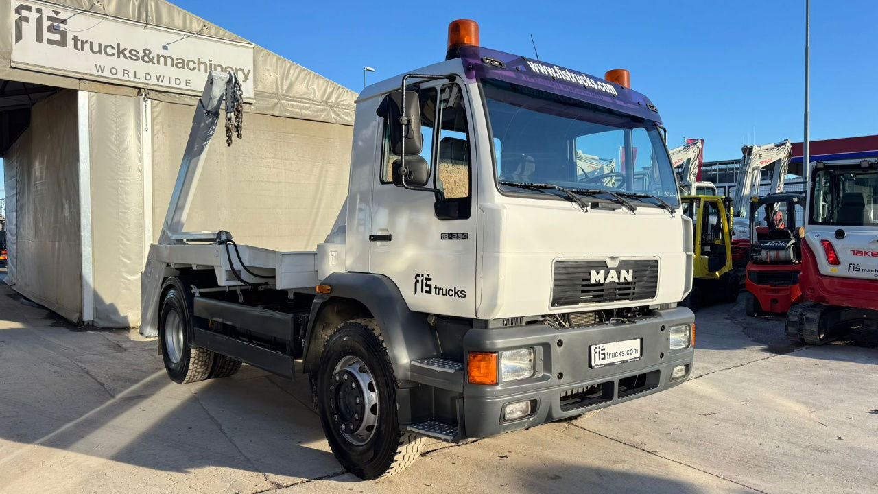 MAN 18.284 LK 4x2 absetz tipper - euro 2 - Контейнеровоз/ Сменна каросерия камион: снимка 3 MAN 18.284 LK 4x2 absetz tipper - euro 2 - Контейнеровоз/ Сменна каросерия камион: снимка 3