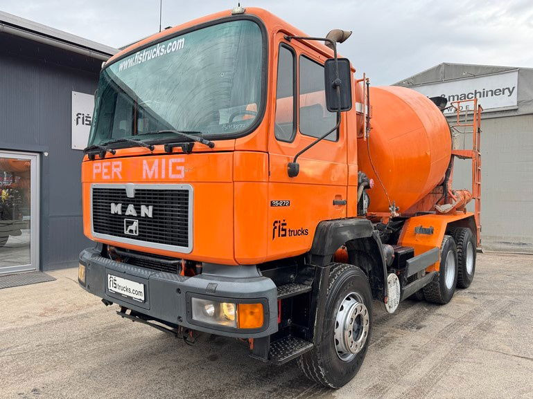 MAN 26.272 6x4 mixer - 7M3 - full spring - Бетоновоз: снимка 1 MAN 26.272 6x4 mixer - 7M3 - full spring - Бетоновоз: снимка 1