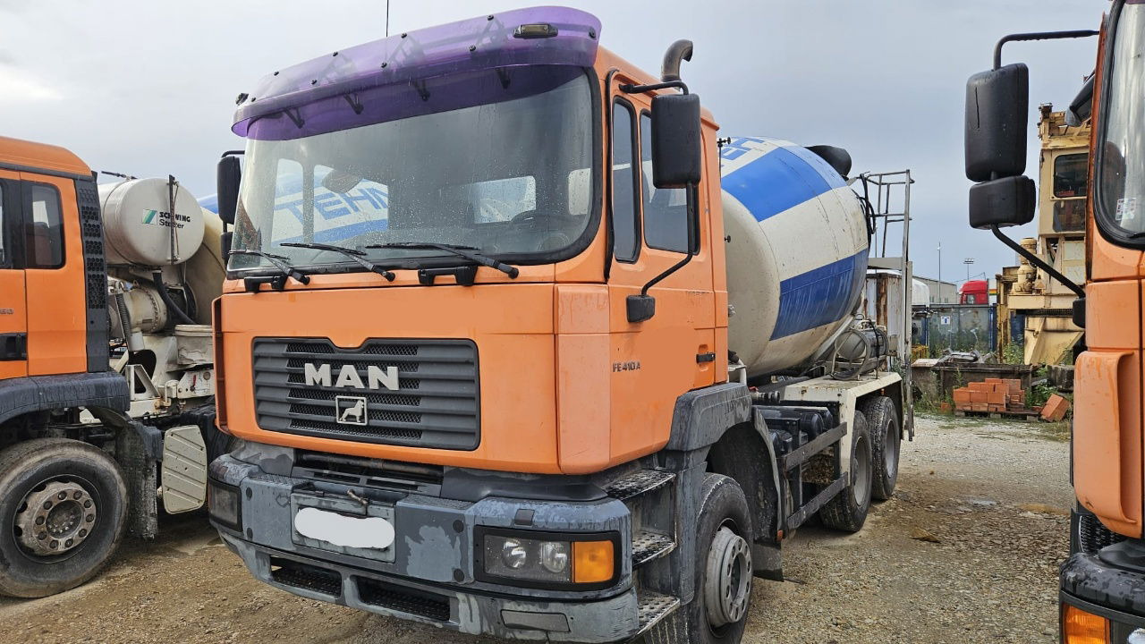 MAN FE 410A 8x4 mixer - 7m3 - euro 3 - Бетоновоз: снимка 1 MAN FE 410A 8x4 mixer - 7m3 - euro 3 - Бетоновоз: снимка 1