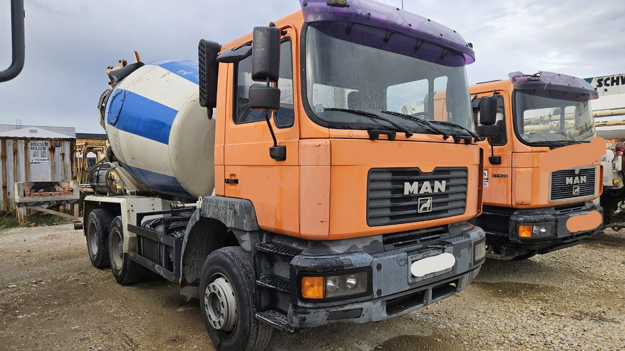 MAN FE 410A 8x4 mixer - 7m3 - euro 3 - Бетоновоз: снимка 2 MAN FE 410A 8x4 mixer - 7m3 - euro 3 - Бетоновоз: снимка 2