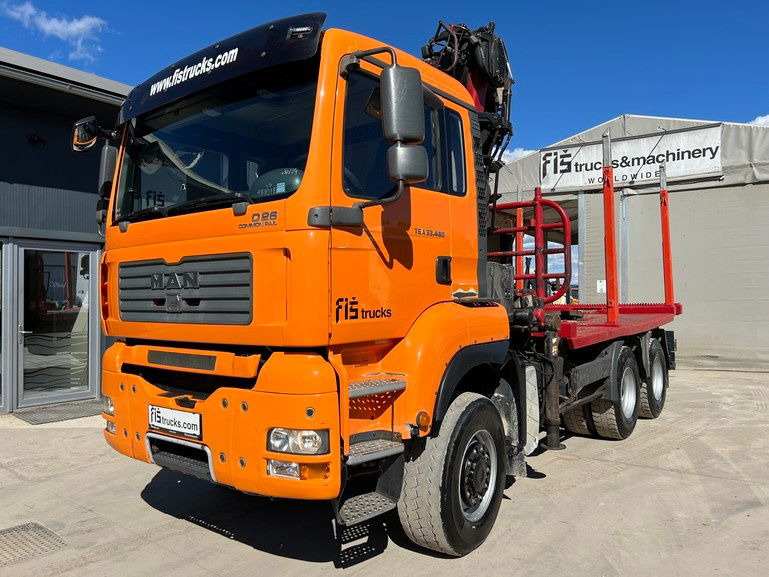 MAN TGA 33.480 6x6 forest truck - Complete Spring - LIV 170 Z + scissors - Камион за дърва: снимка 1 MAN TGA 33.480 6x6 forest truck - Complete Spring - LIV 170 Z + scissors - Камион за дърва: снимка 1