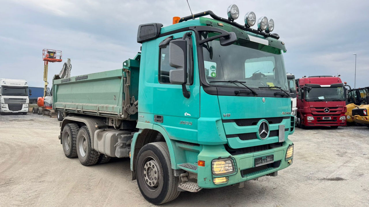 Mercedes-Benz Actros 2655 6x4 meiller bordmatic tipper - retarder - V8 - Самосвал камион: снимка 3 Mercedes-Benz Actros 2655 6x4 meiller bordmatic tipper - retarder - V8 - Самосвал камион: снимка 3