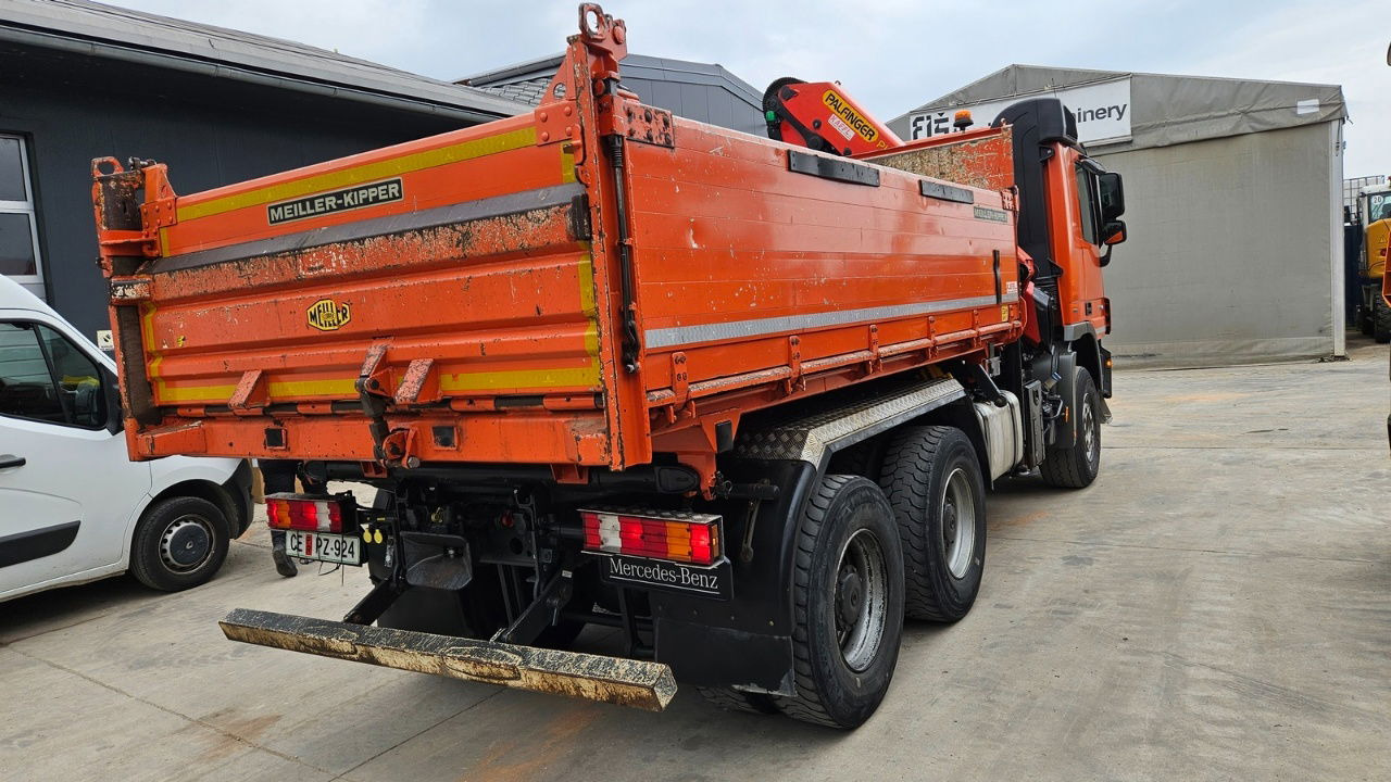 Mercedes-Benz Actros 3346 K palfinger PK 18002 - bordmatic - meiller tipper - EPS 3 pedals - Самосвал камион: снимка 5 Mercedes-Benz Actros 3346 K palfinger PK 18002 - bordmatic - meiller tipper - EPS 3 pedals - Самосвал камион: снимка 5