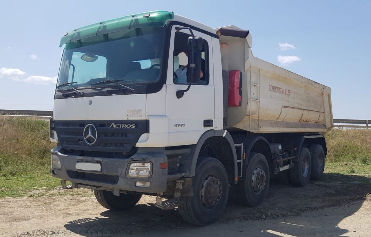Mercedes-Benz Actros 4141 K 8x6 schwarzmuller mulda tipper - Самосвал камион: снимка 1 Mercedes-Benz Actros 4141 K 8x6 schwarzmuller mulda tipper - Самосвал камион: снимка 1