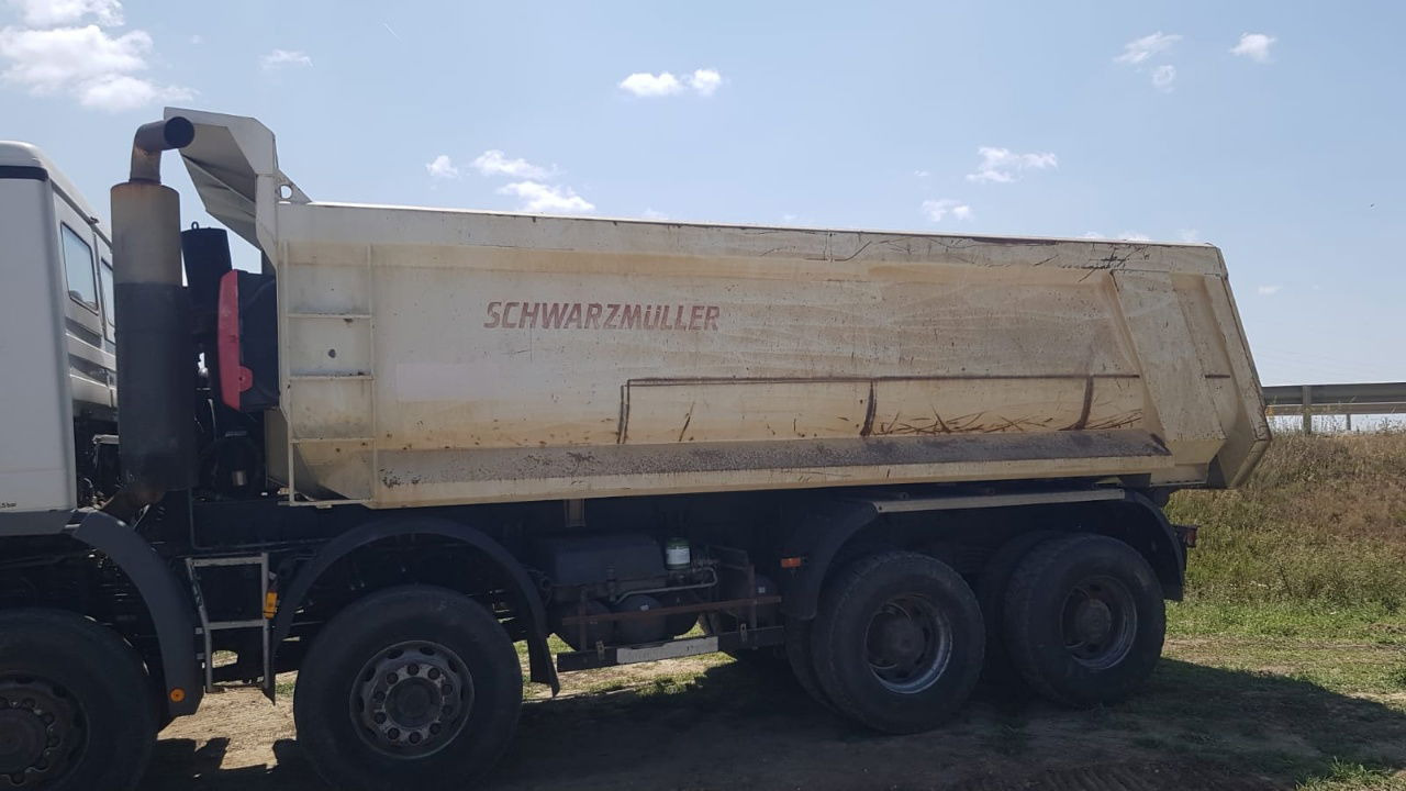 Mercedes-Benz Actros 4141 K 8x6 schwarzmuller mulda tipper - Самосвал камион: снимка 3 Mercedes-Benz Actros 4141 K 8x6 schwarzmuller mulda tipper - Самосвал камион: снимка 3