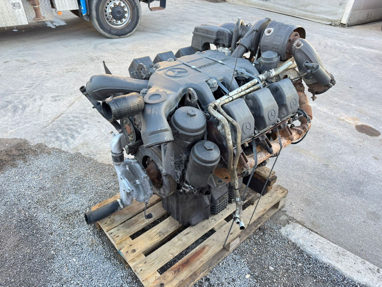 Mercedes-Benz Engine V6 - 2010 Year - 230.000KM - damaged - Двигател за Камион: снимка 1 Mercedes-Benz Engine V6 - 2010 Year - 230.000KM - damaged - Двигател за Камион: снимка 1
