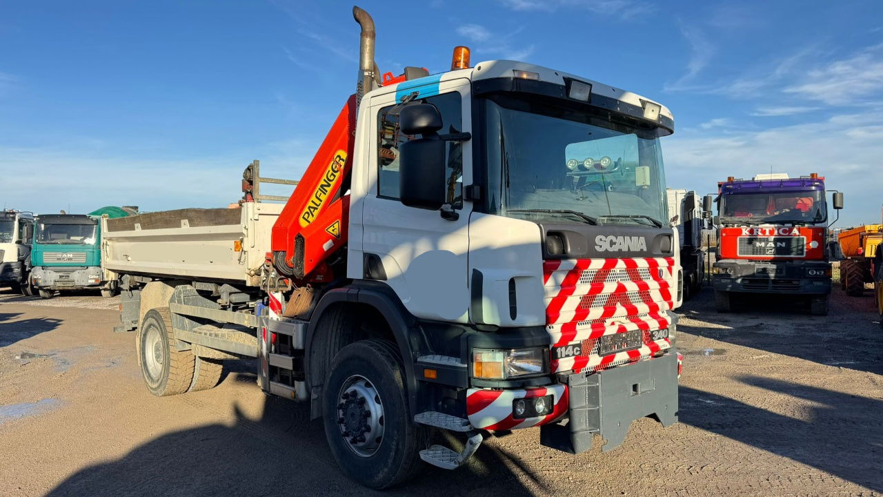 Scania P 114C 340 4x4 tipper - PK 14080 - 10.6M - 108.000km - Самосвал камион, Камион с кран: снимка 3 Scania P 114C 340 4x4 tipper - PK 14080 - 10.6M - 108.000km - Самосвал камион, Камион с кран: снимка 3