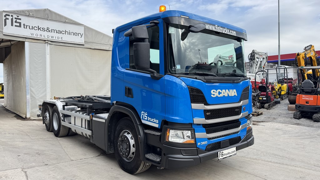 Scania P 360 6x2 palfinger abroll tipper - steering axle - Контейнеровоз/ Сменна каросерия камион: снимка 3 Scania P 360 6x2 palfinger abroll tipper - steering axle - Контейнеровоз/ Сменна каросерия камион: снимка 3