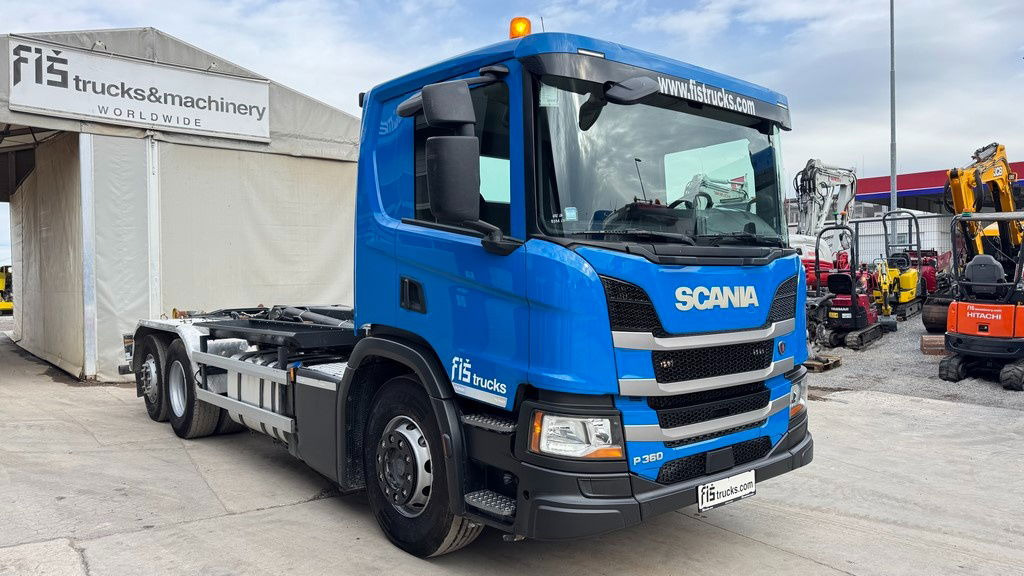 Scania P 360 6x2 palfinger abroll tipper - steering axle - Контейнеровоз/ Сменна каросерия камион: снимка 3 Scania P 360 6x2 palfinger abroll tipper - steering axle - Контейнеровоз/ Сменна каросерия камион: снимка 3