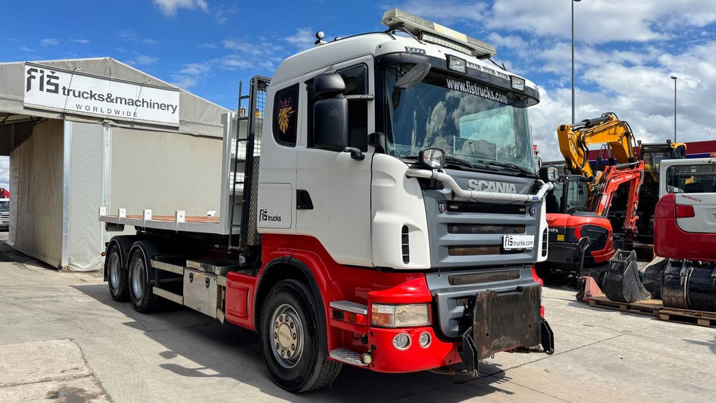 Scania R400 6x4 abroll tipper + plato - Контейнеровоз/ Сменна каросерия камион: снимка 3 Scania R400 6x4 abroll tipper + plato - Контейнеровоз/ Сменна каросерия камион: снимка 3