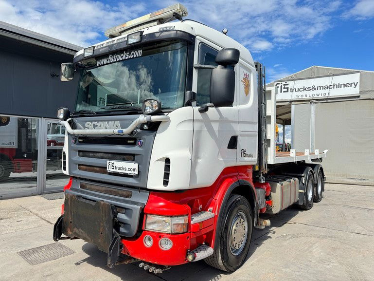 Scania R400 6x4 abroll tipper + plato - Контейнеровоз/ Сменна каросерия камион: снимка 1 Scania R400 6x4 abroll tipper + plato - Контейнеровоз/ Сменна каросерия камион: снимка 1
