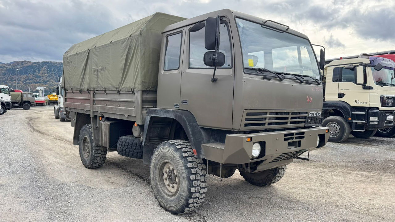 Steyr 12M18 4X4 stake body - truck - Камион с брезент: снимка 4 Steyr 12M18 4X4 stake body - truck - Камион с брезент: снимка 4