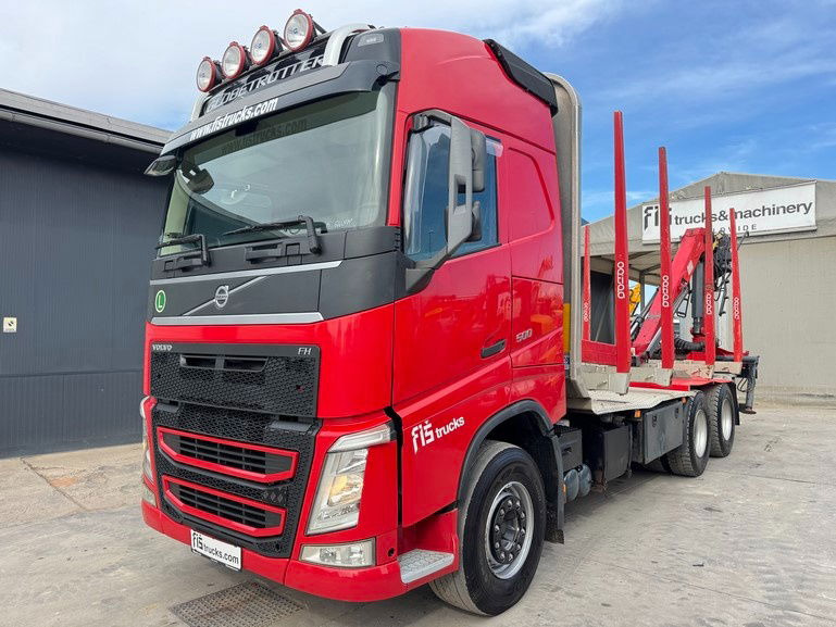 Volvo FH 500 6x4 forest truck - Epsilon 110Z - scissors - Контейнеровоз/ Сменна каросерия камион: снимка 1 Volvo FH 500 6x4 forest truck - Epsilon 110Z - scissors - Контейнеровоз/ Сменна каросерия камион: снимка 1