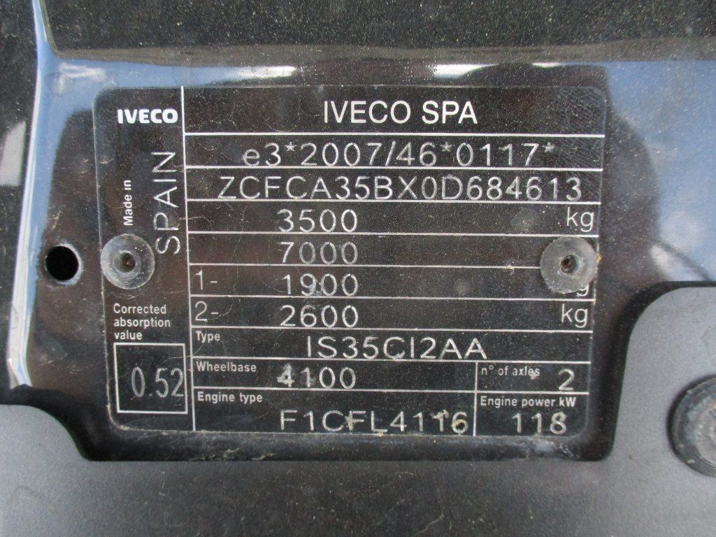 Лекотоварен автомобил фургон Iveco 35C16 Daily 3,0l: снимка 17