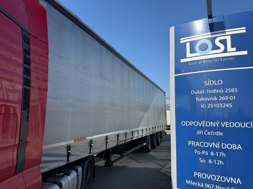 Kögel S24-1 MEGA/lowdeck - Брезентово полуремарке: снимка 5 Kögel S24-1 MEGA/lowdeck - Брезентово полуремарке: снимка 5