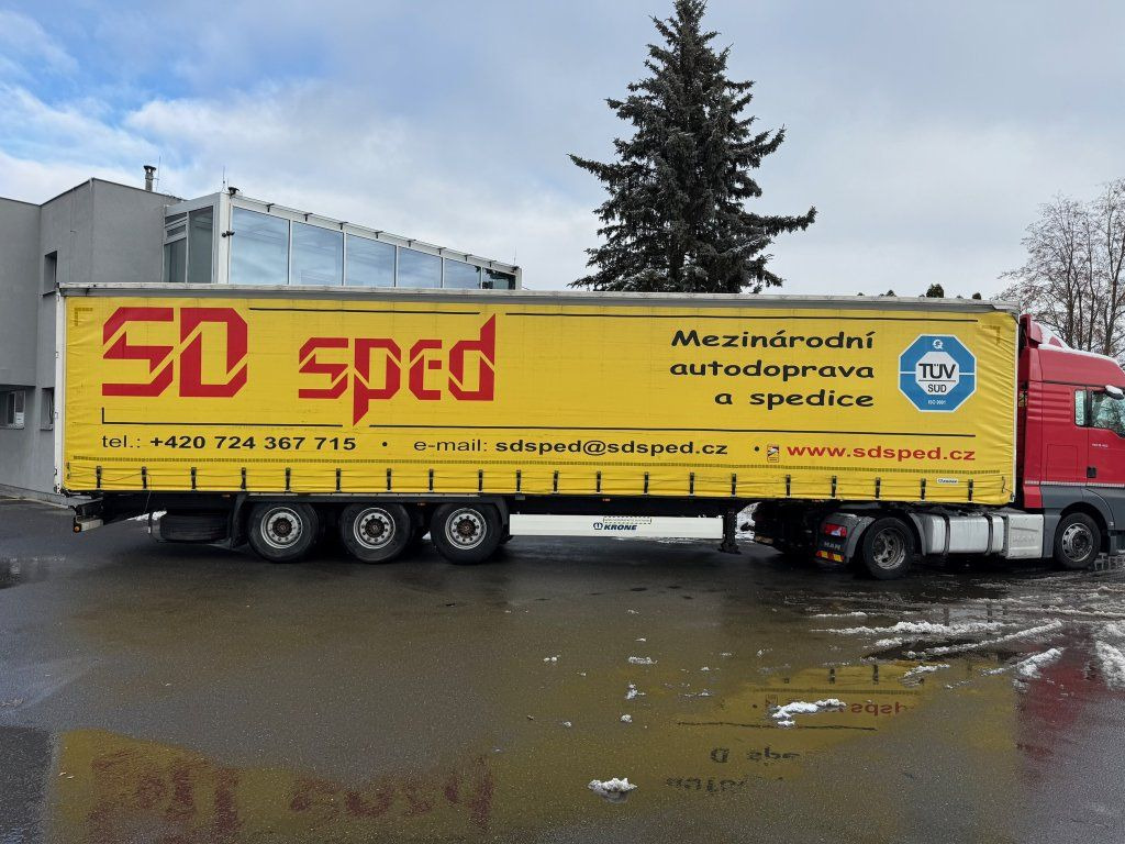 Krone SD - Брезентово полуремарке: снимка 2 Krone SD - Брезентово полуремарке: снимка 2