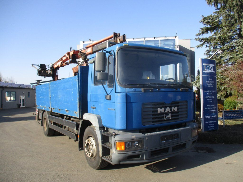 MAN 12.284 EURO 2 ATLAS - Камион с кран: снимка 2 MAN 12.284 EURO 2 ATLAS - Камион с кран: снимка 2