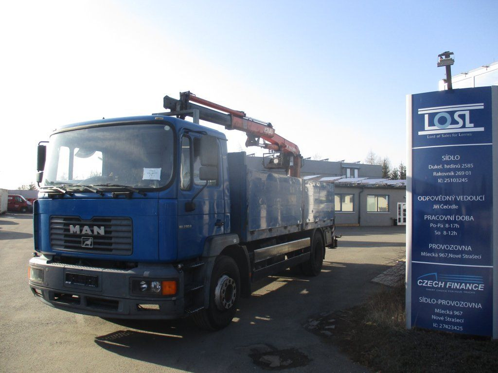 MAN 12.284 EURO 2 ATLAS - Камион с кран: снимка 1 MAN 12.284 EURO 2 ATLAS - Камион с кран: снимка 1