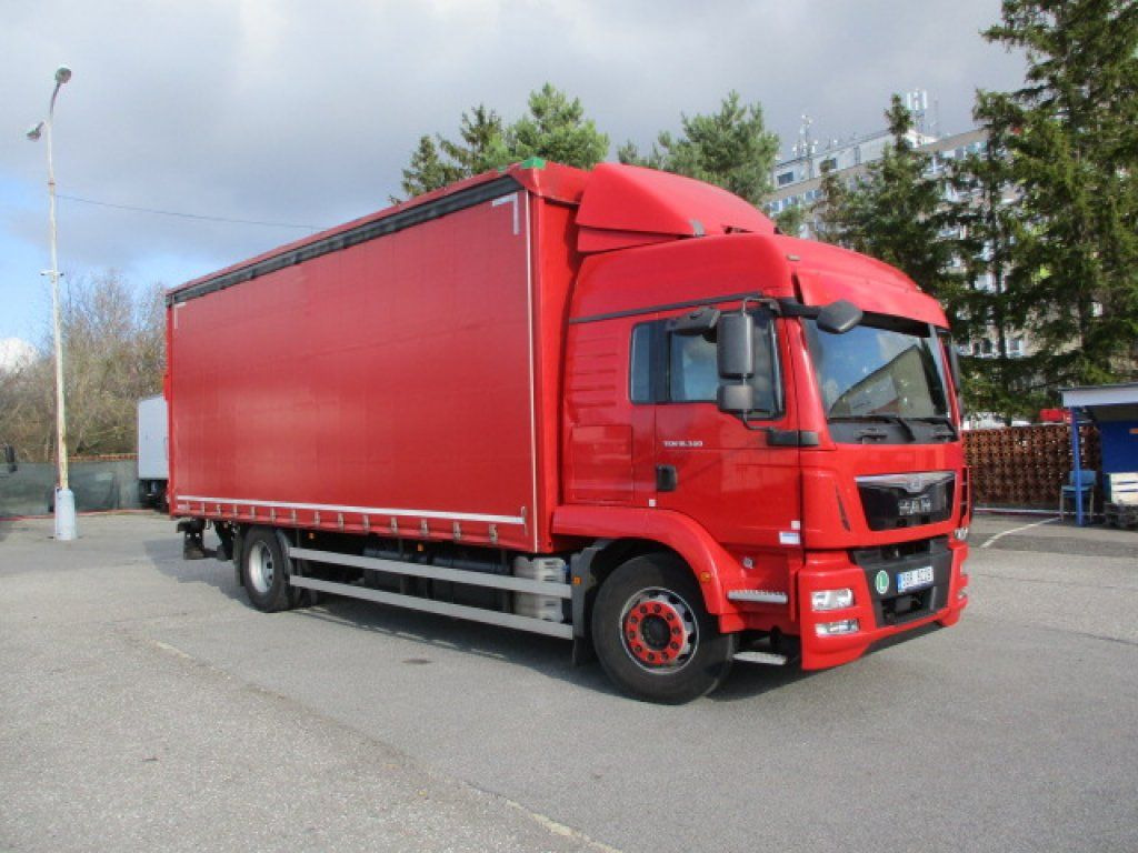MAN TGM 18.340 mit LBW - Камион с брезент: снимка 2 MAN TGM 18.340 mit LBW - Камион с брезент: снимка 2