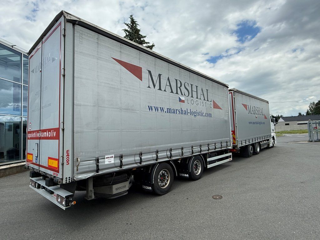 MAN TGX24.510 EURO 6 6x2 + Wecon - Камион с брезент, Брезентово ремарке: снимка 3 MAN TGX24.510 EURO 6 6x2 + Wecon - Камион с брезент, Брезентово ремарке: снимка 3