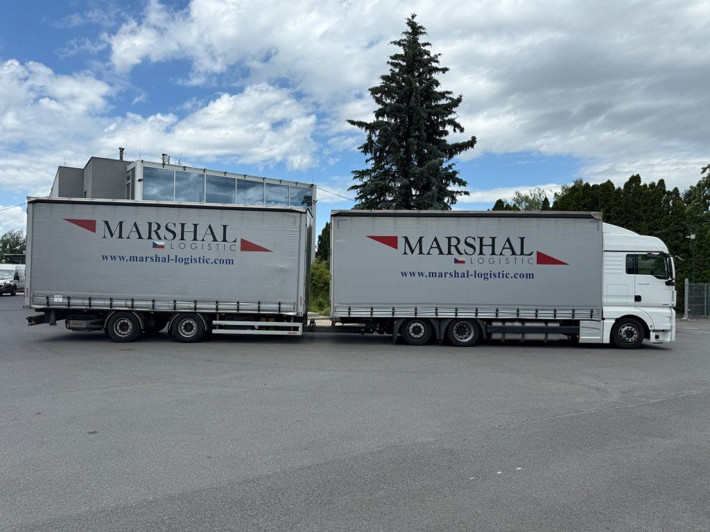 MAN TGX24.510 EURO 6 6x2 + Wecon - Камион с брезент, Брезентово ремарке: снимка 2 MAN TGX24.510 EURO 6 6x2 + Wecon - Камион с брезент, Брезентово ремарке: снимка 2