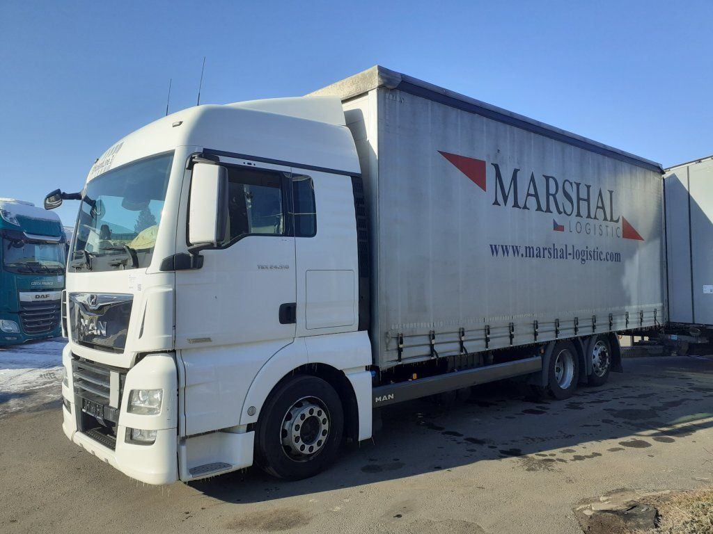 MAN TGX24.510 EURO 6 6x2 + Wecon - Камион с брезент: снимка 2 MAN TGX24.510 EURO 6 6x2 + Wecon - Камион с брезент: снимка 2