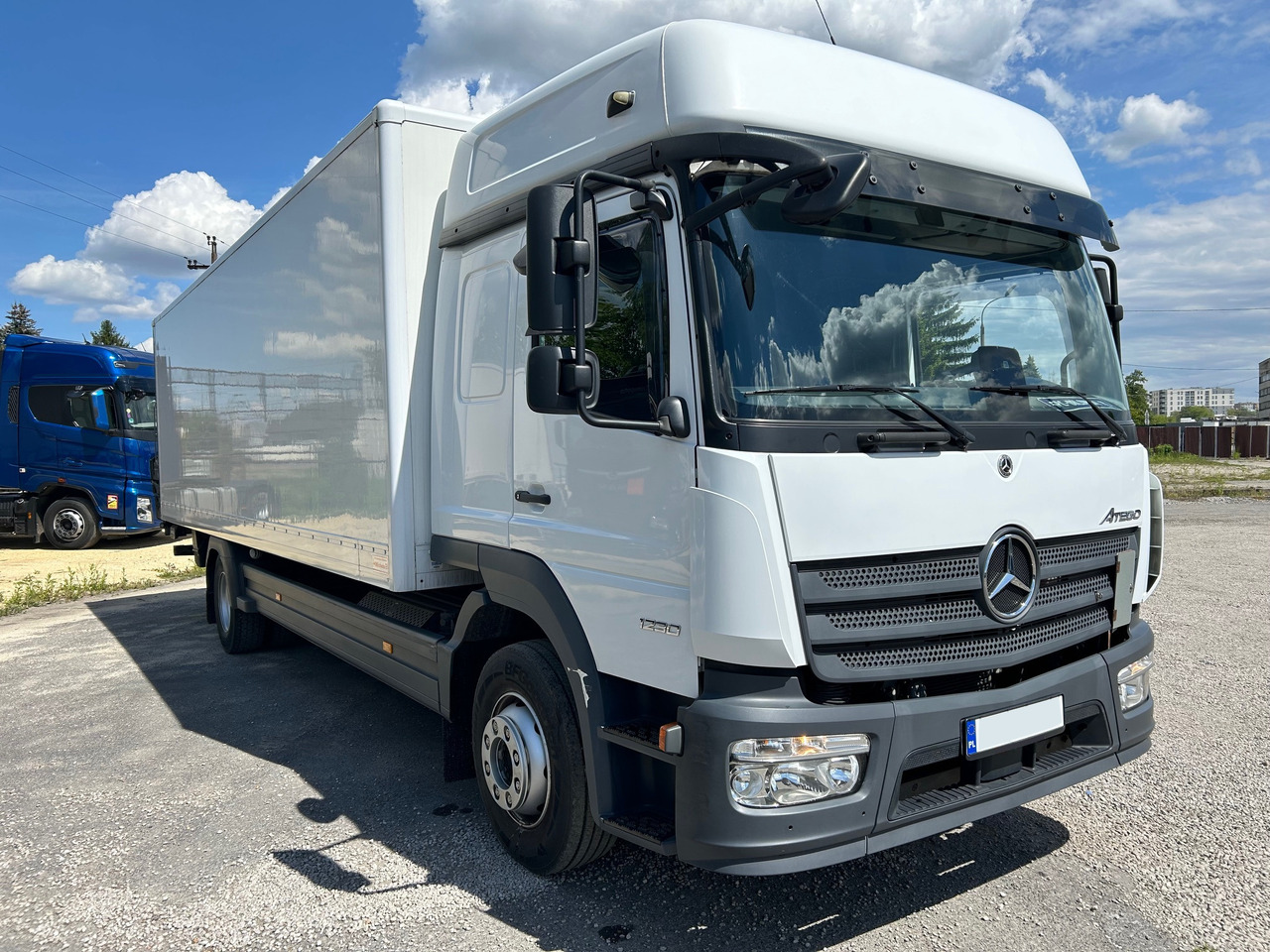 MERCEDES-BENZ ATEGO 1230 / BIGSPACE / 2020 / KOFFER 19 EPAL / LBW 2T - Камион фургон: снимка 2 MERCEDES-BENZ ATEGO 1230 / BIGSPACE / 2020 / KOFFER 19 EPAL / LBW 2T - Камион фургон: снимка 2