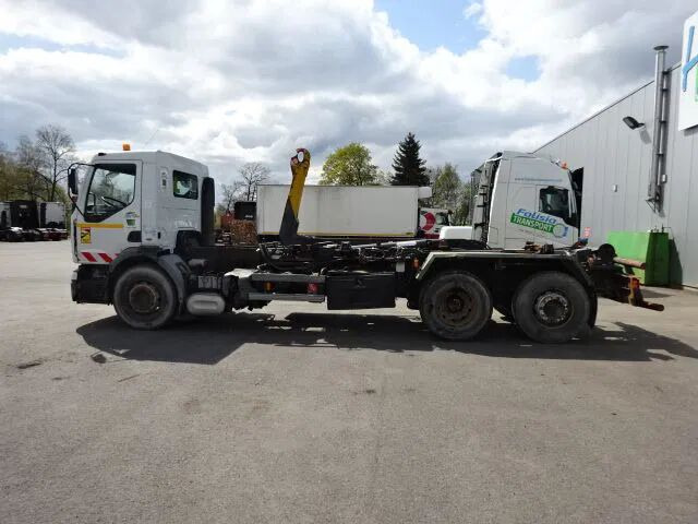 Renault Premium 370 dci - 6x2 - container system - crane/grue - Камион с кабелна система: снимка 4 Renault Premium 370 dci - 6x2 - container system - crane/grue - Камион с кабелна система: снимка 4