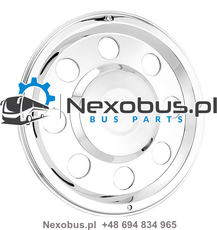 Kołpak 19.5 nierdzewny tył Solbus C9.5 C10.5 Mercedes Tourino - Гуми и джанти за Автобус: снимка 1 Kołpak 19.5 nierdzewny tył Solbus C9.5 C10.5 Mercedes Tourino - Гуми и джанти за Автобус: снимка 1