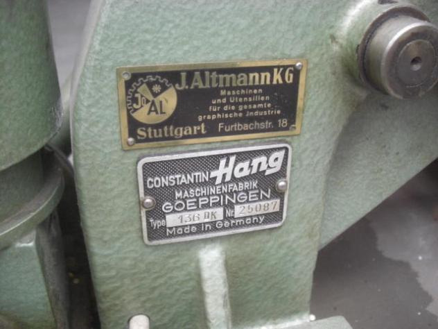 Constantin Hang 136 DK Table Paper Drilling Machine - Печатарско оборудване: снимка 4 Constantin Hang 136 DK Table Paper Drilling Machine - Печатарско оборудване: снимка 4