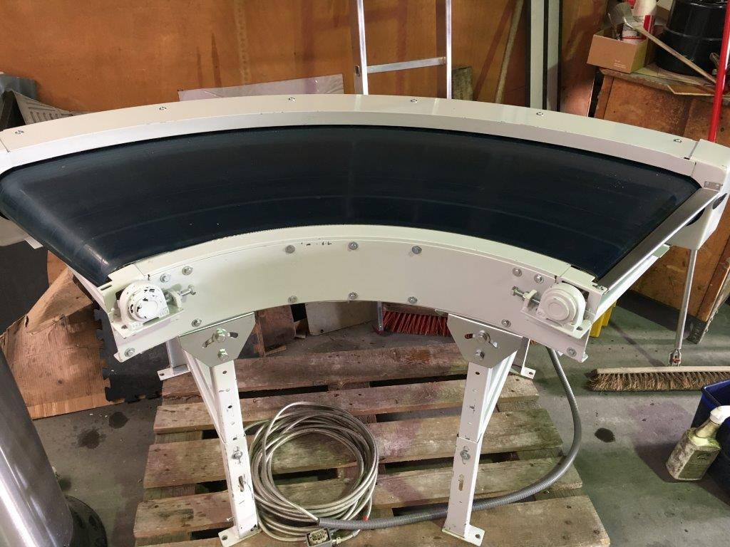 GKF 90-500R-600 Curved Belt Conveyor - Лентов транспортьор: снимка 2 GKF 90-500R-600 Curved Belt Conveyor - Лентов транспортьор: снимка 2