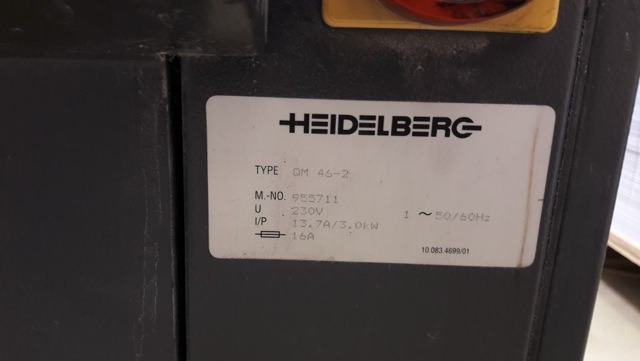 Heidelberg QM 46-2 two-color offset press - Офсетова машина: снимка 2 Heidelberg QM 46-2 two-color offset press - Офсетова машина: снимка 2