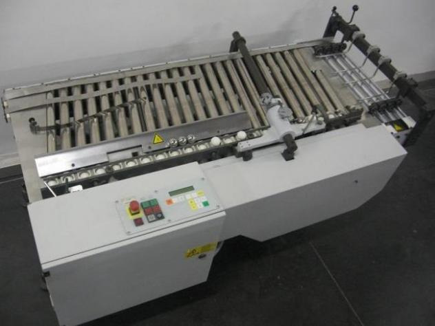 Heidelberg steel mobile, height-adjustable SRT 56 F-re-D inclined roller table (finishing station) - Машина за сгъване: снимка 1 Heidelberg steel mobile, height-adjustable SRT 56 F-re-D inclined roller table (finishing station) - Машина за сгъване: снимка 1