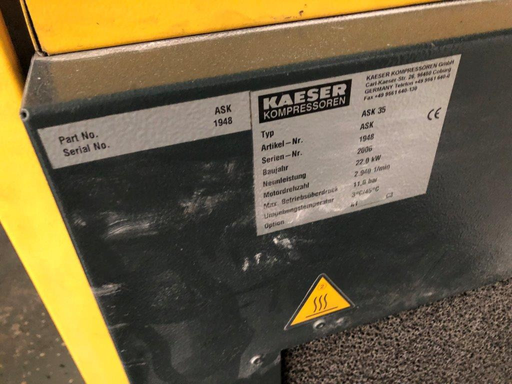 Kaeser ASK 35 compressor unit - Компресор за въздух: снимка 2 Kaeser ASK 35 compressor unit - Компресор за въздух: снимка 2