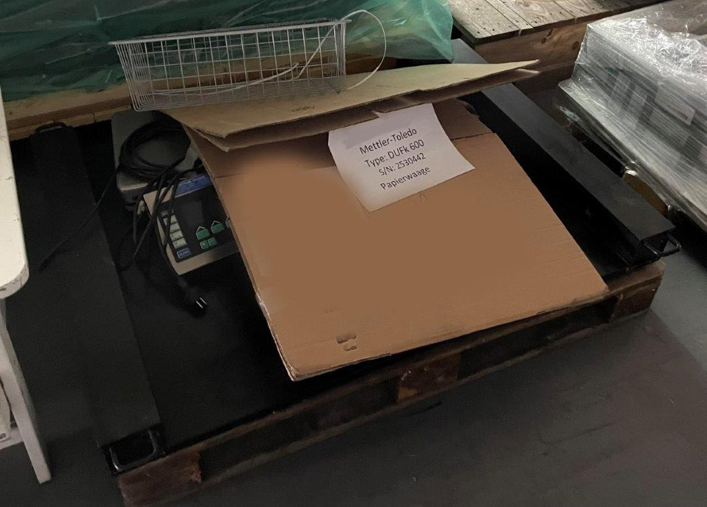 Mettler Toledo DUFK 600 sheet scale with reference scale - Машина за рязане на хартия: снимка 3 Mettler Toledo DUFK 600 sheet scale with reference scale - Машина за рязане на хартия: снимка 3