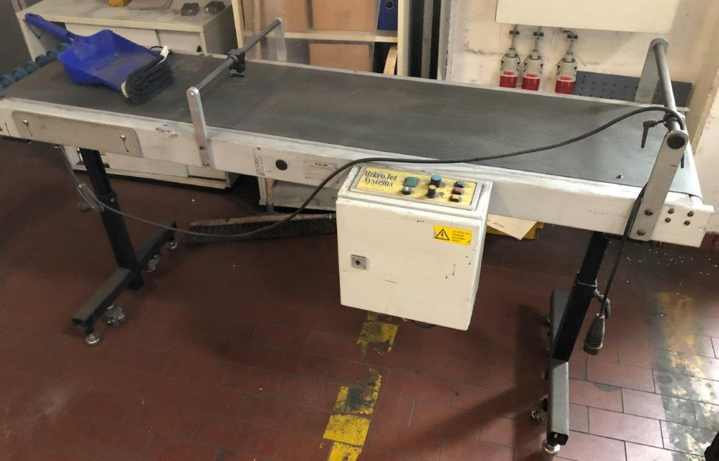MicroJet MJ 45 A sliding feeder with MicroJet conveyor belt - Лентов транспортьор: снимка 1 MicroJet MJ 45 A sliding feeder with MicroJet conveyor belt - Лентов транспортьор: снимка 1