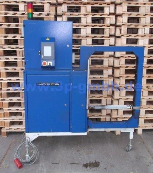 Mosca RO-TRS-4/1 automatic transit strapping machine - Машина за опаковане: снимка 1 Mosca RO-TRS-4/1 automatic transit strapping machine - Машина за опаковане: снимка 1